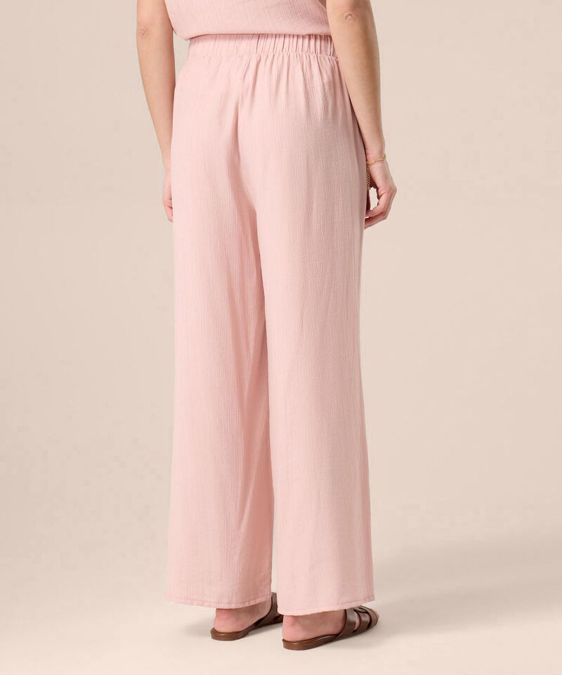 Pantal&oacute;n Fluido De Silueta Amplia Para Mujer