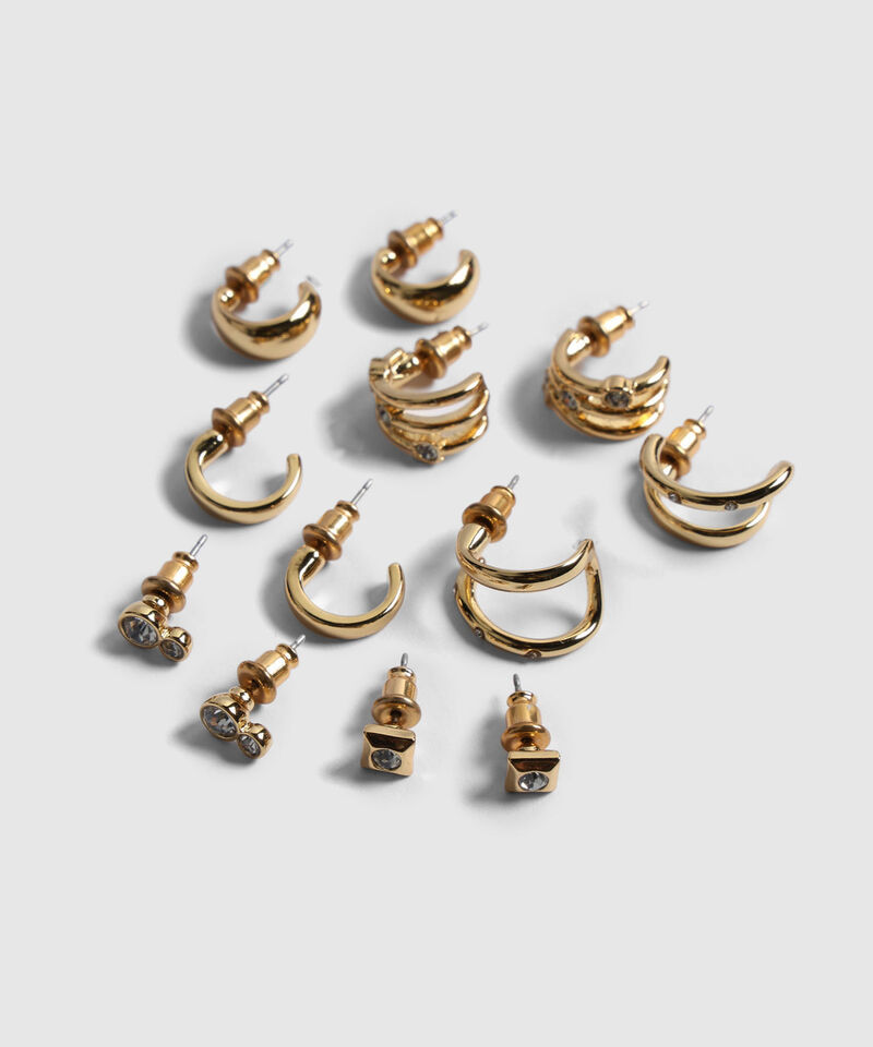 Set x 6 Aretes Dorados