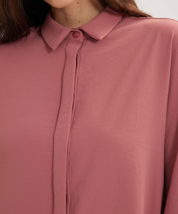 Camisa Manga Corta Unicolor image number null