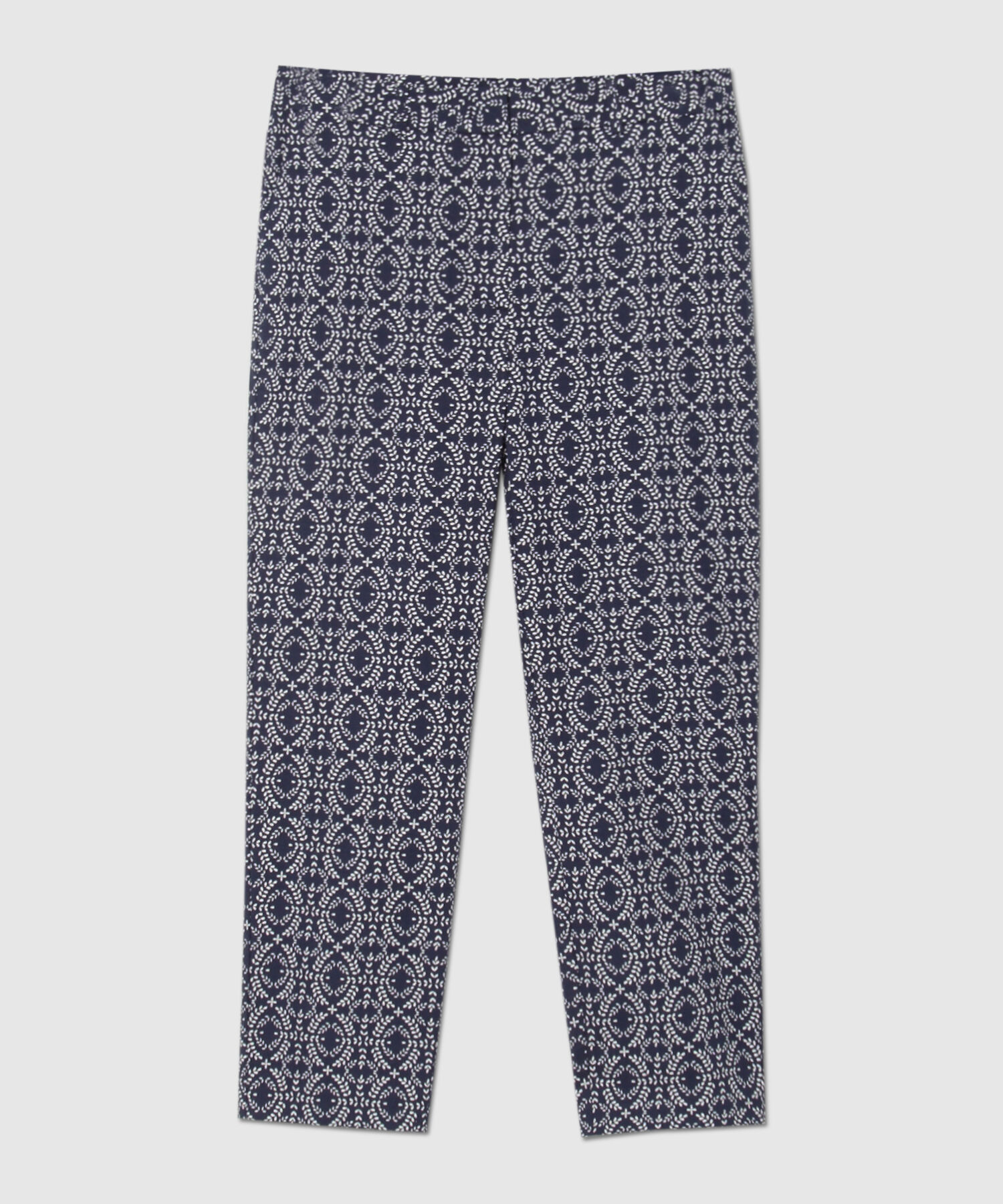 Pantalón Capri Con Estampado Floral