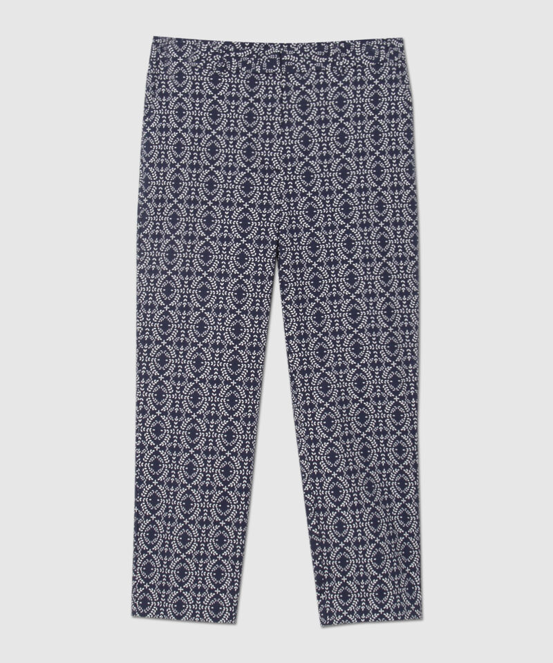 Pantalón Capri Con Estampado Floral
