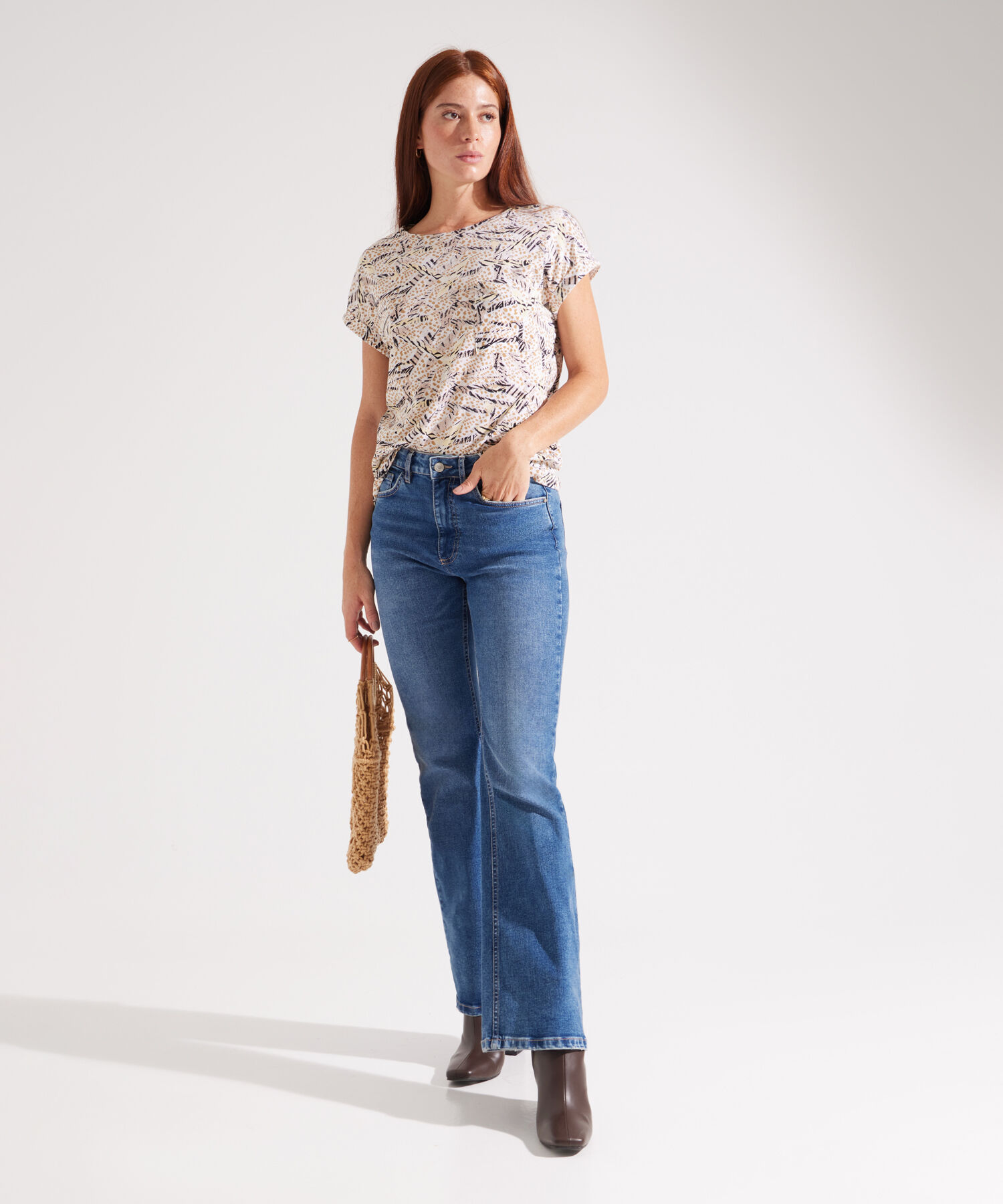 Camiseta Con Guardapolvos Y Bolsillo