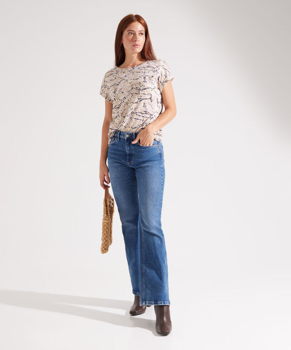 Camiseta Con Guardapolvos Y Bolsillo