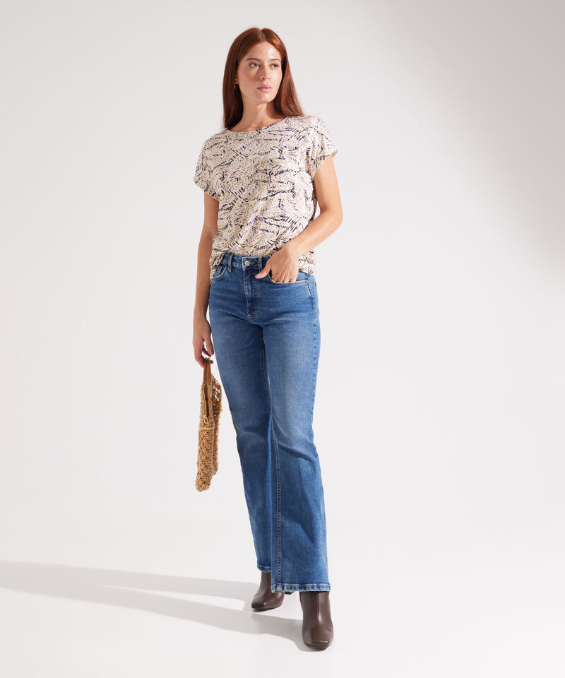 Camiseta Con Guardapolvos Y Bolsillo