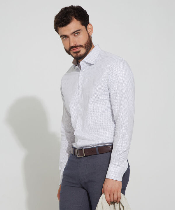 Camisa Estampada Manga Larga