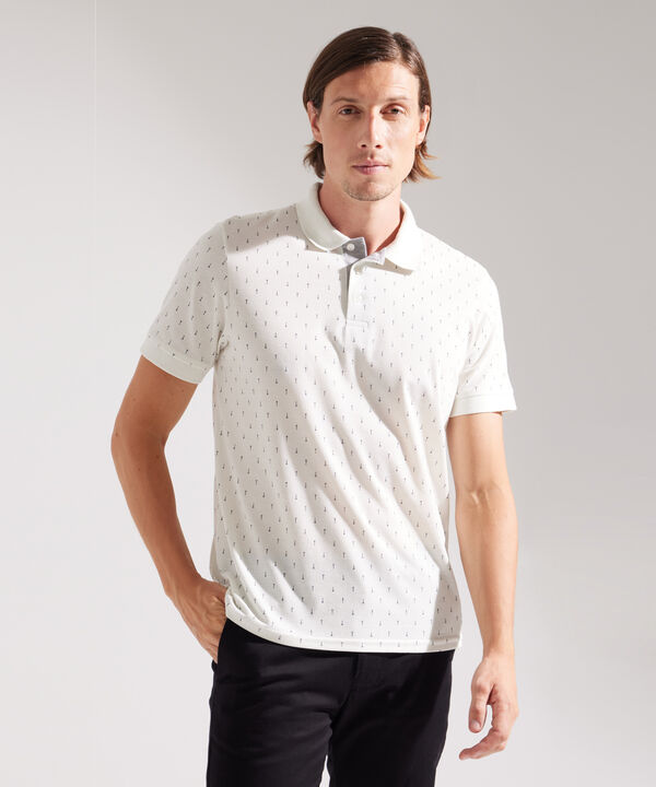 Polo Manga Corta Estampada