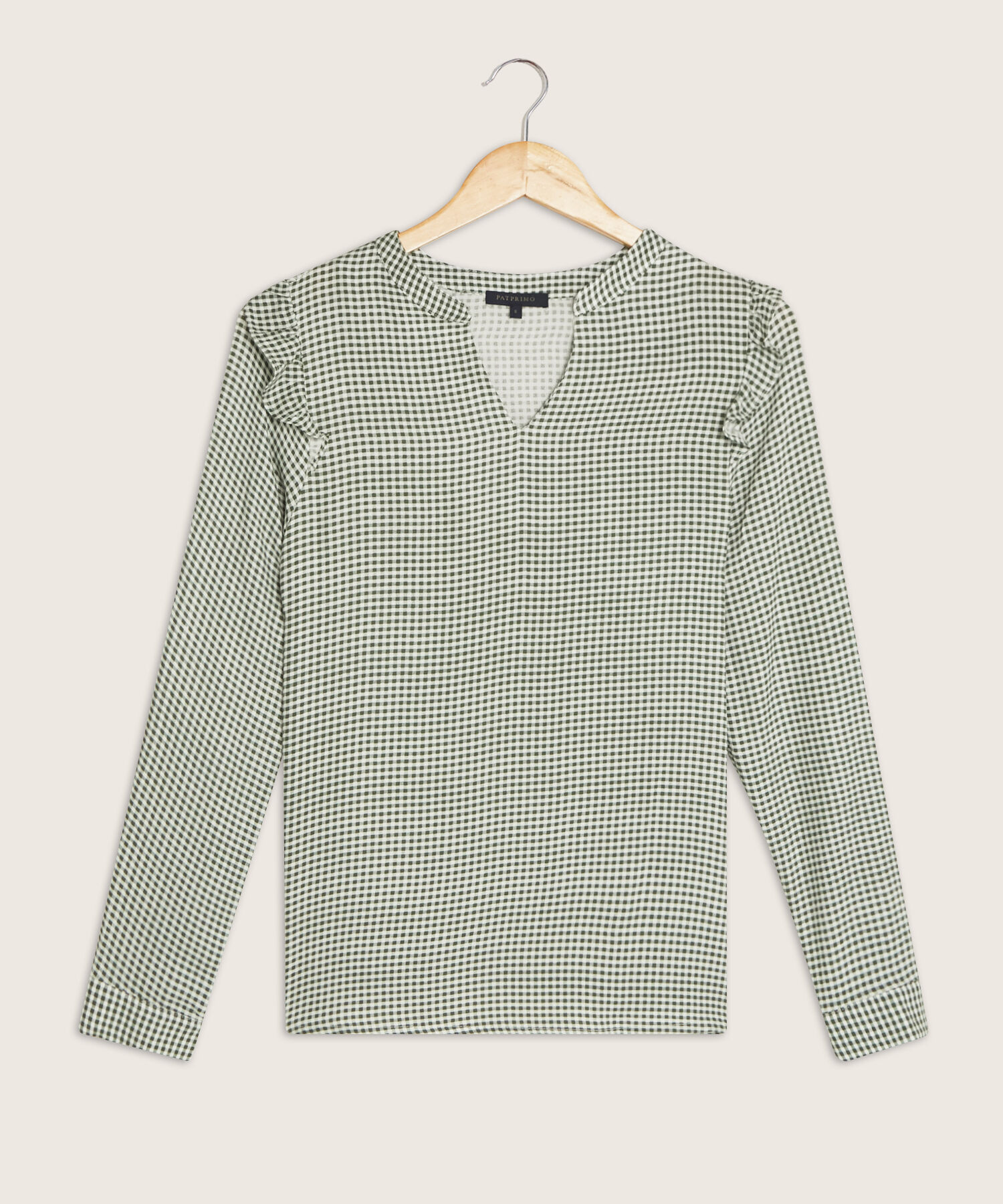 Blusa Estampada Cuadros