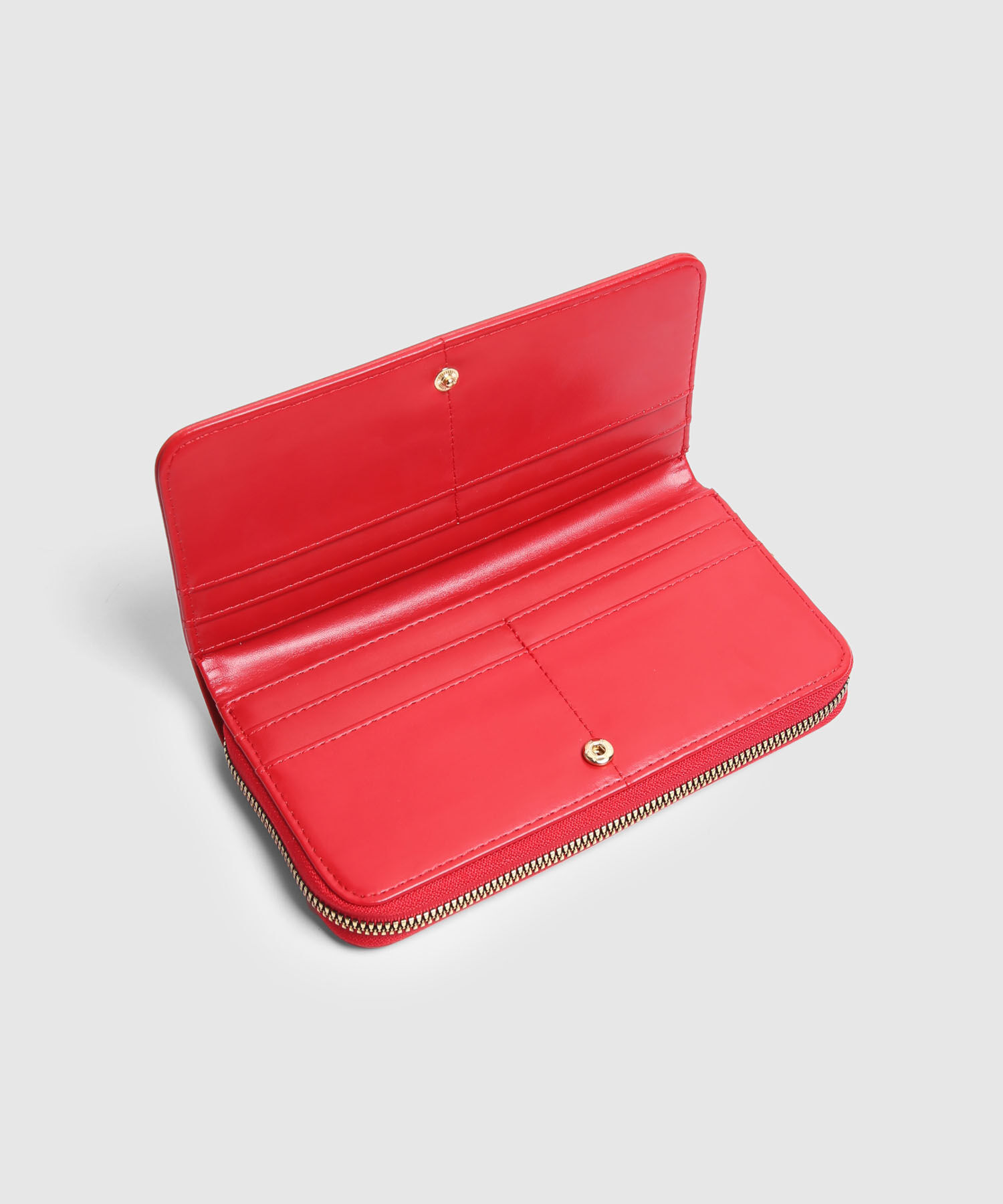 Billetera Con Cierre Y Broche Metálico