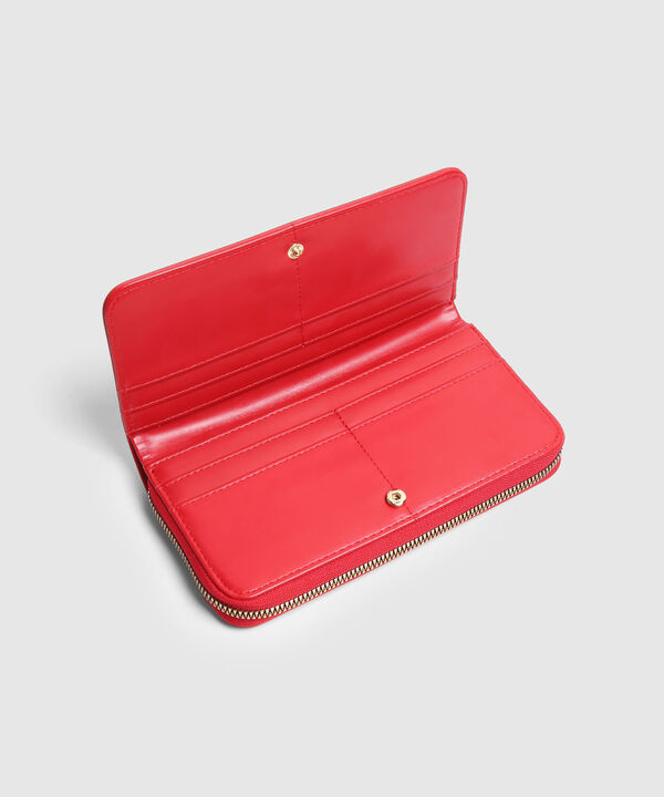 Billetera Con Cierre Y Broche Metálico