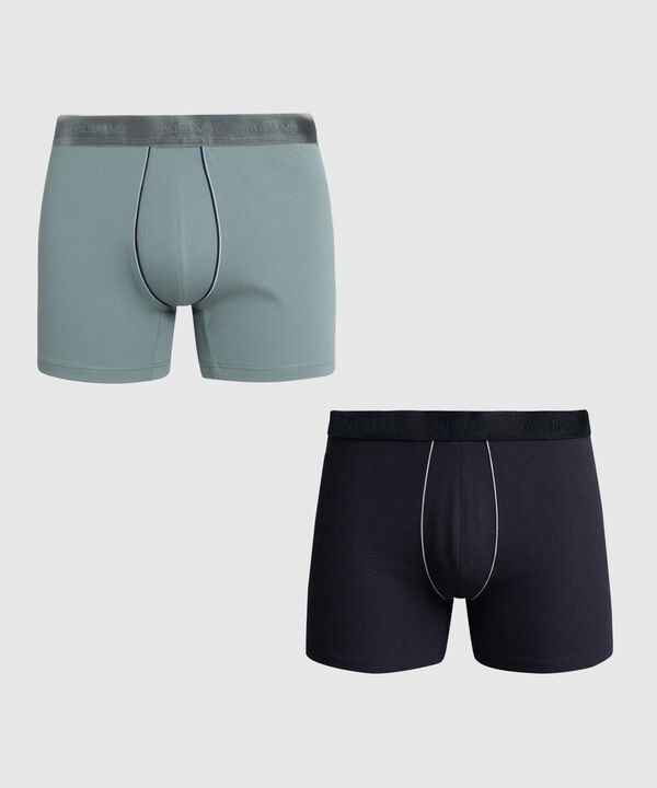 Set x2 B&oacute;xers Trunk B&aacute;sicos para Hombre