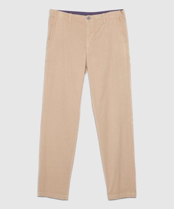 Pantalón Chino Teñido En Prenda