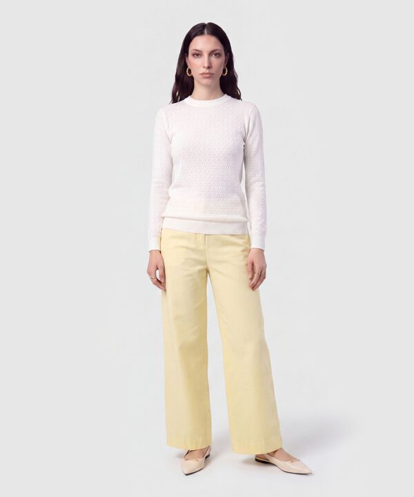 Saco de Punto Calado para Mujer