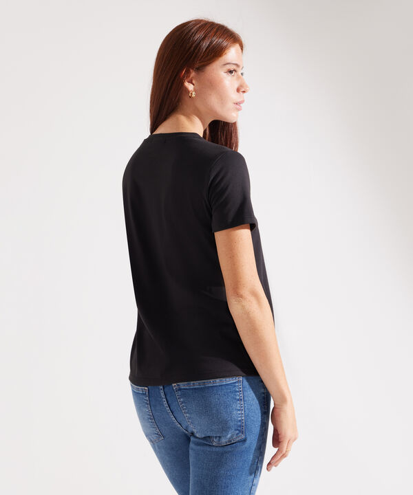 Camiseta Unicolor Con Screen