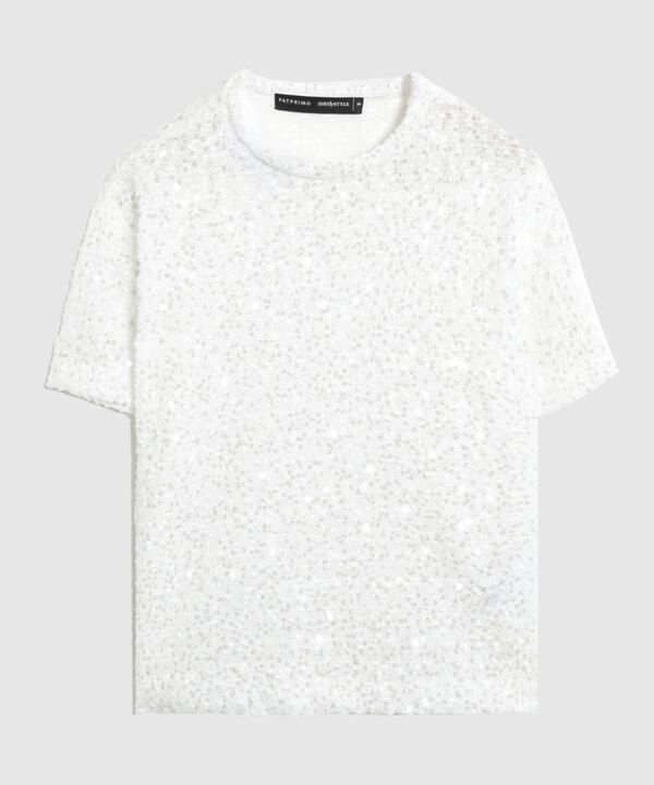 Camiseta Con Lentejuelas Para Mujer image number null