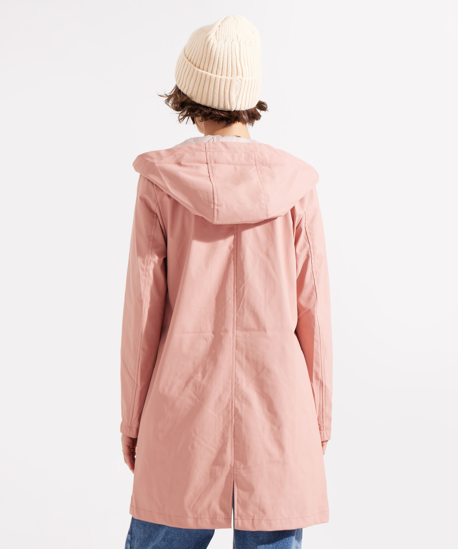Parka con Bolsillos de Tapa
