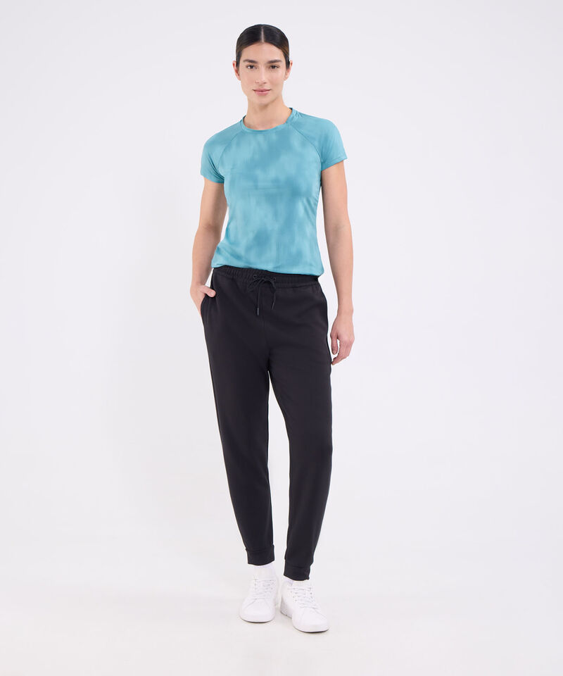 Pantalon jogger unicolor para mujer