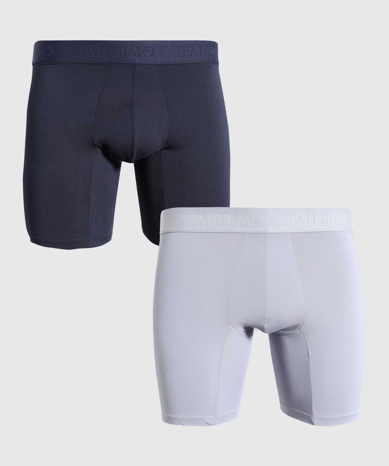 Pack X2 B&oacute;xer Medio Con Malla