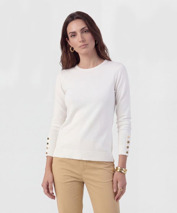 Saco De Punto Con Detalle De Botones En Pu&ntilde;o Mujer image number null