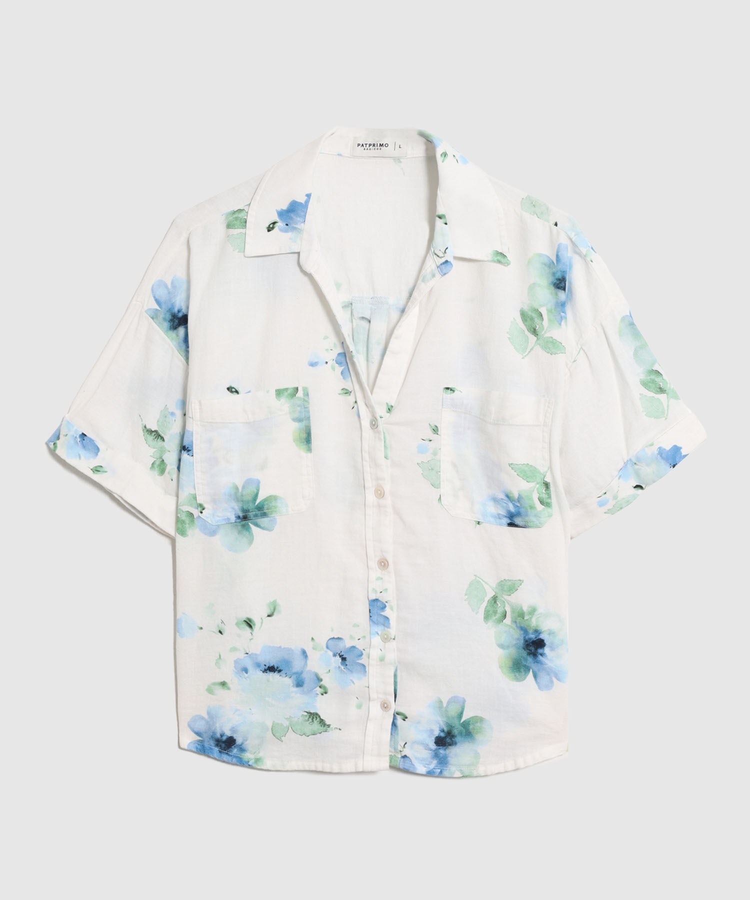 Blusa Manga Corta con Estampado para Mujer