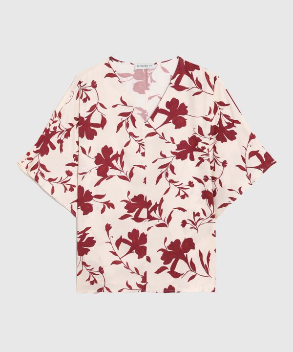 Blusa Ligera Estampada Para Mujer Curvy image number null