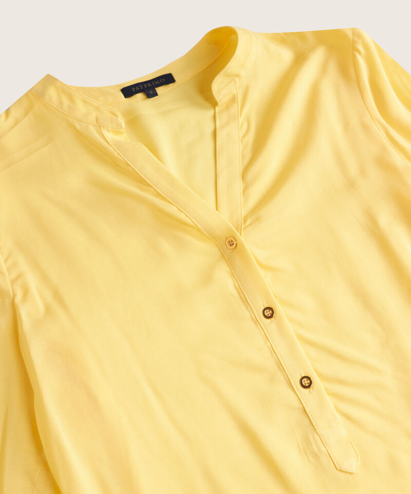 Blusa Manga 3/4 Unicolor