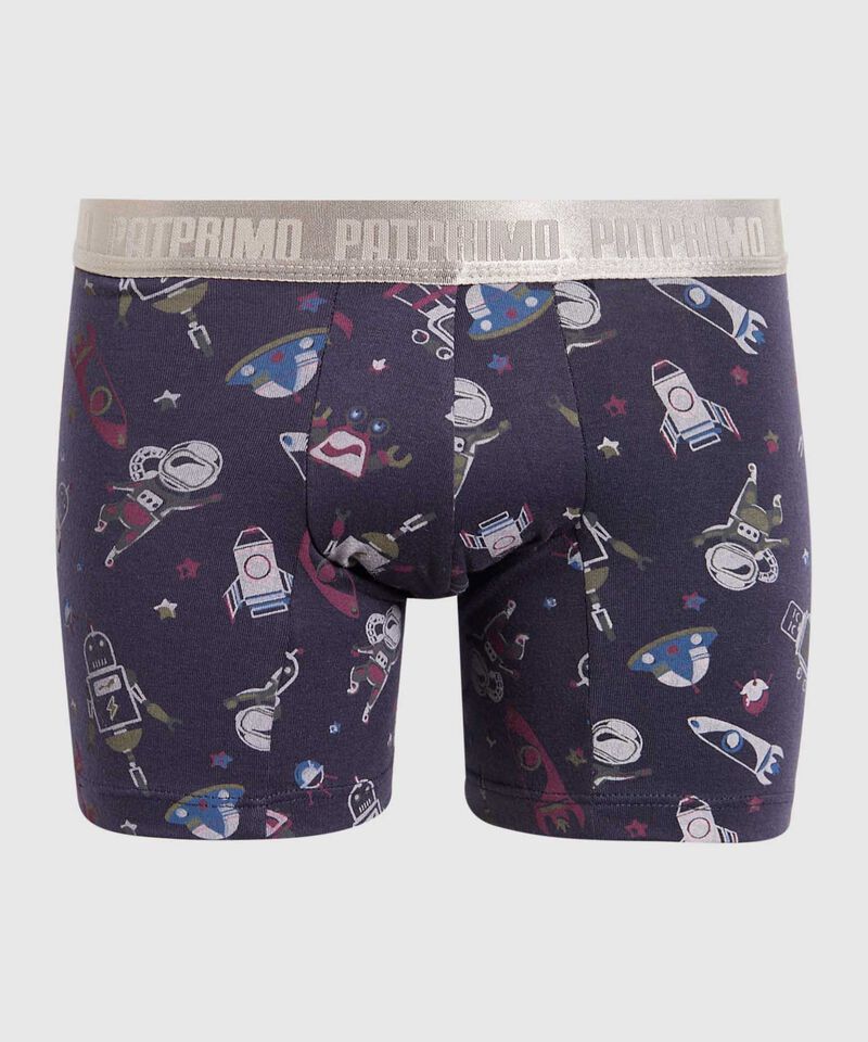 Pantaloncillo Pack X2 Boxer Medio En Algodon 