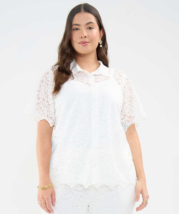 Camisa en Encaje image number null