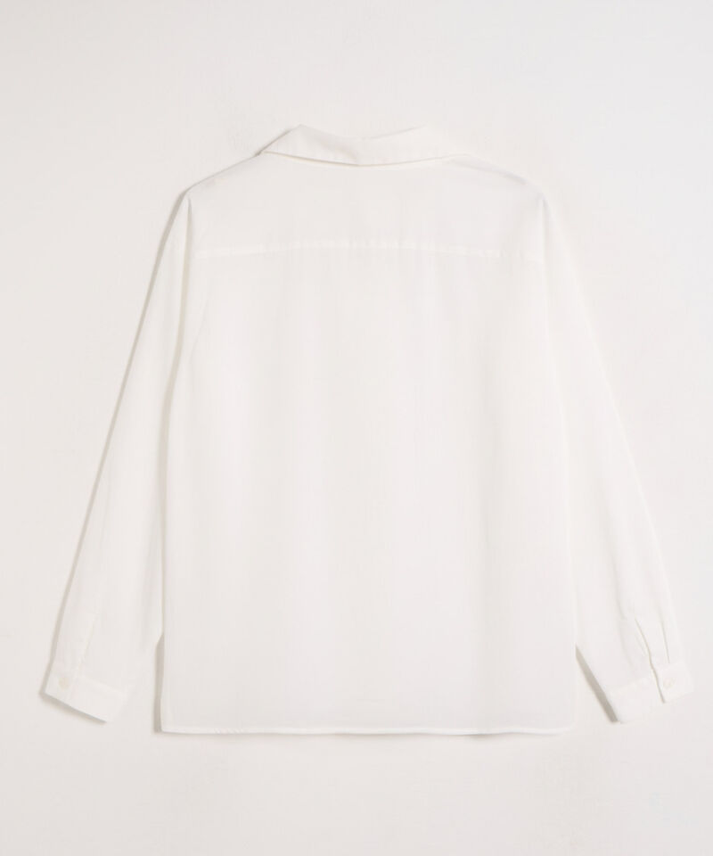 Camisa Cruzada Elegante Para Mujer Manga Larga