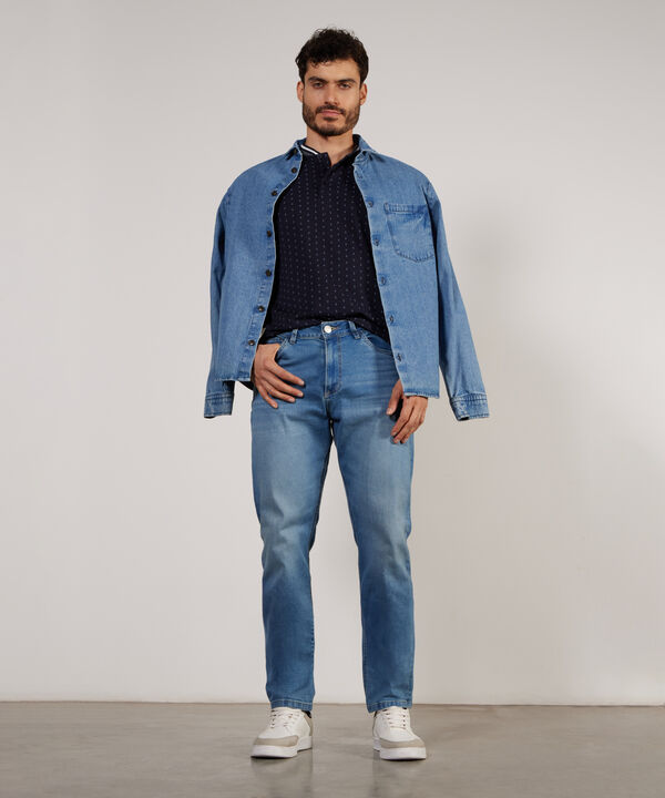 Jean Patprimo Masculino Regular Tapper Tono Medio image number null