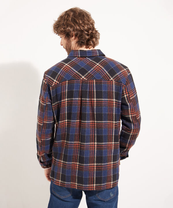 Chaqueta Tipo Sobre Camisa De Cuadros