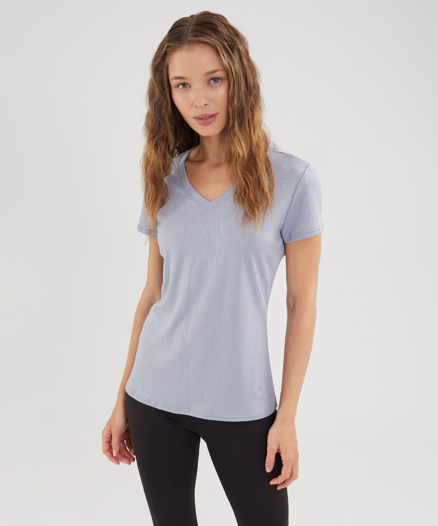 Camiseta Unicolor Texturizada
