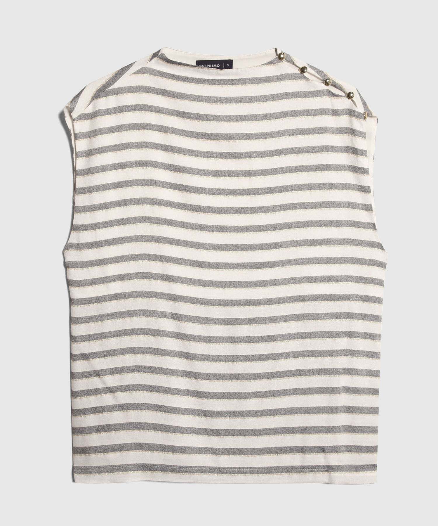 Blusa Preteñida Cuello Alto