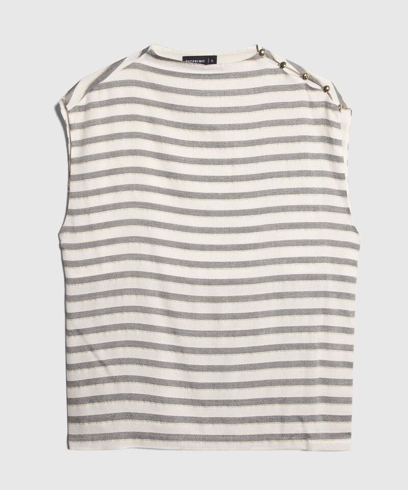 Blusa Preteñida Cuello Alto