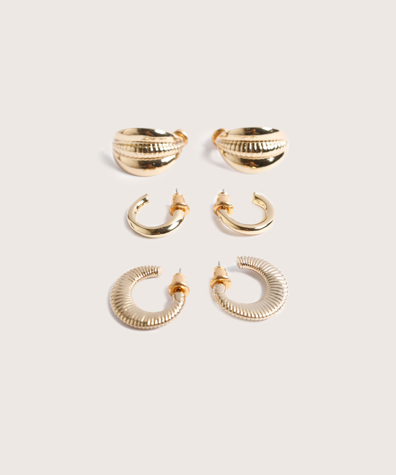 Aretes Set X3 Pares De Aretes