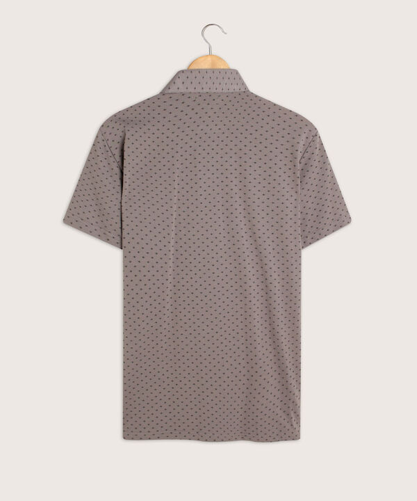 Polo Estampada Cuello Duro image number null