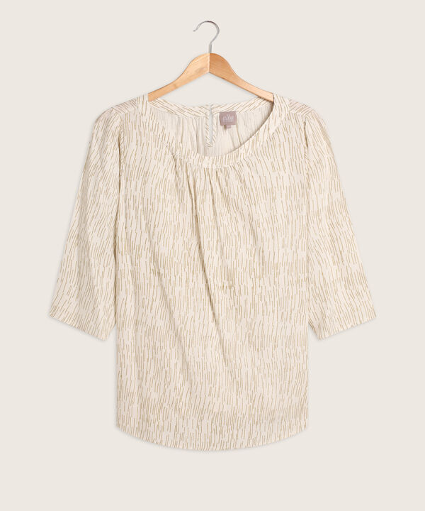 Blusa Manga 3/4   Estampada