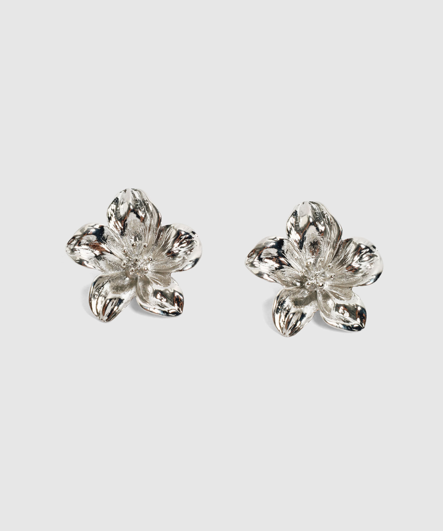 Aretes Flor Maxi Para Mujer