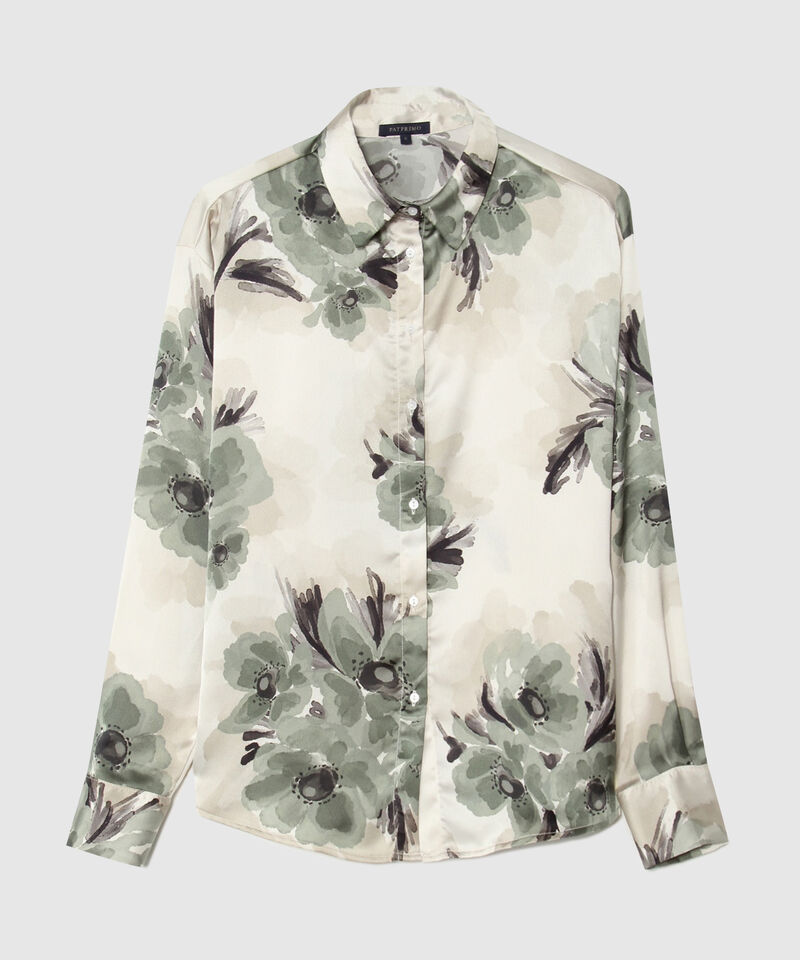 Camisa Estampada  Manga Larga