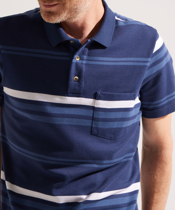 Polo a Rayas con Bolsillo