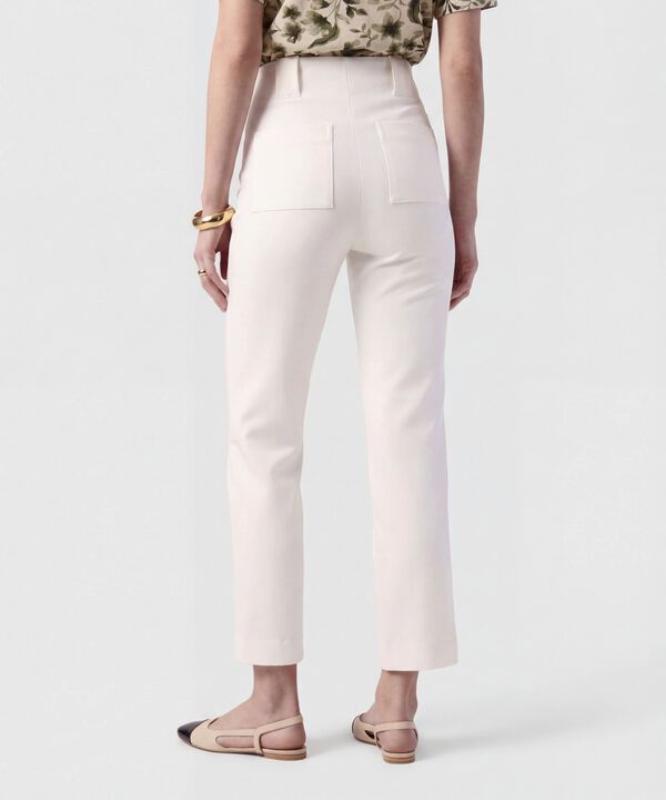 Leggings Con Costura Frontal Y Pasadores Mujer