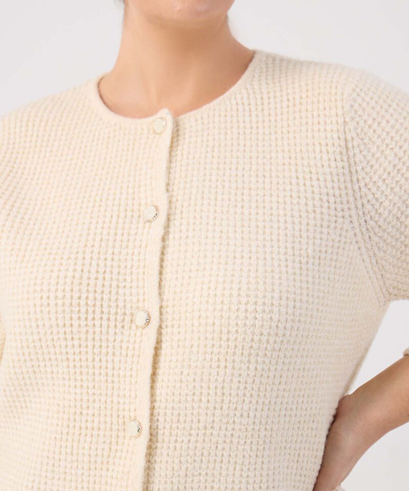 C&aacute;rdigan En Tejido De Punto Para Mujer Curvy