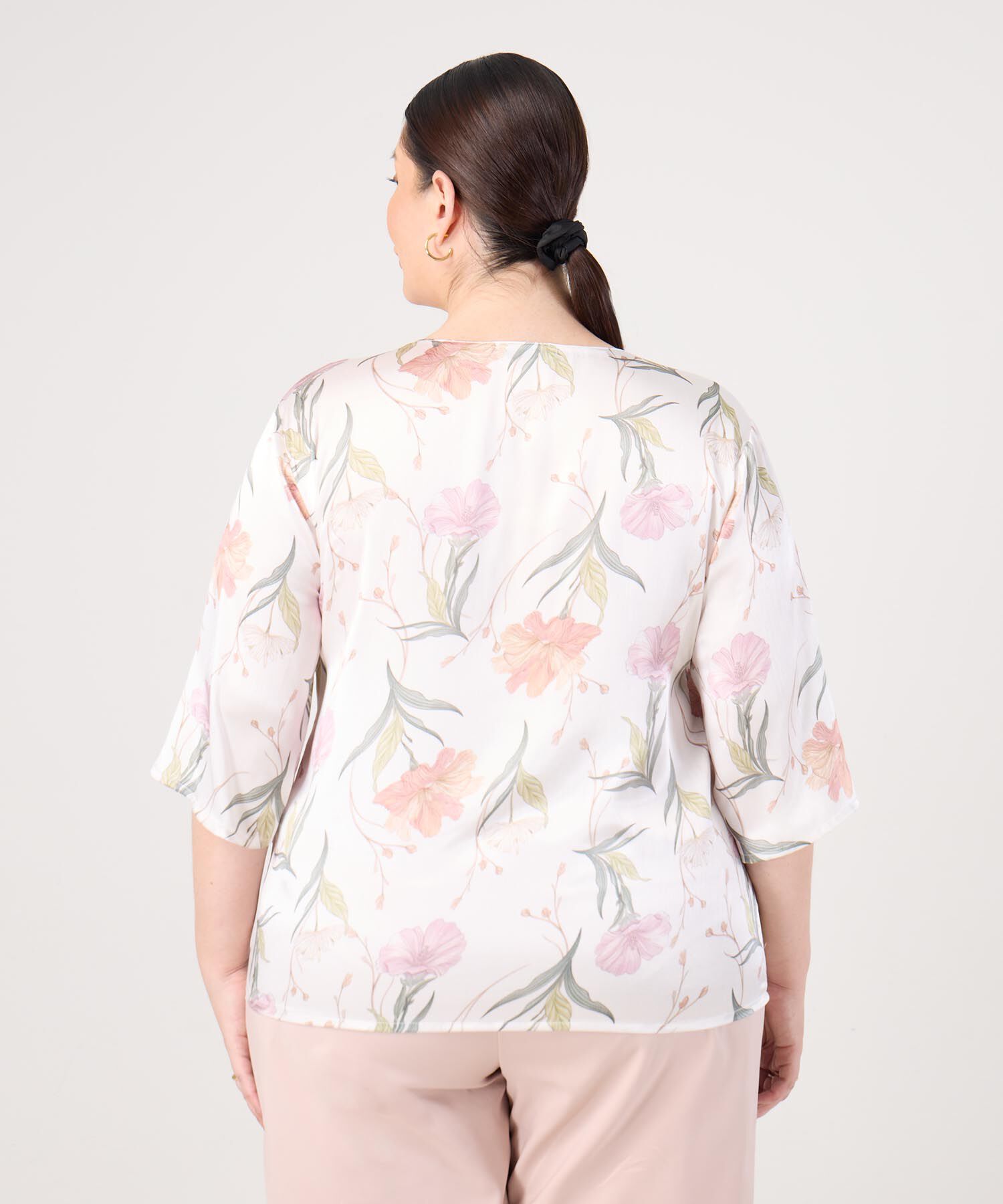 Blusa Escote En V Para Mujer Curvy