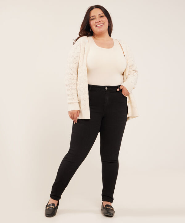 Jean Skinny Tono Negro image number null