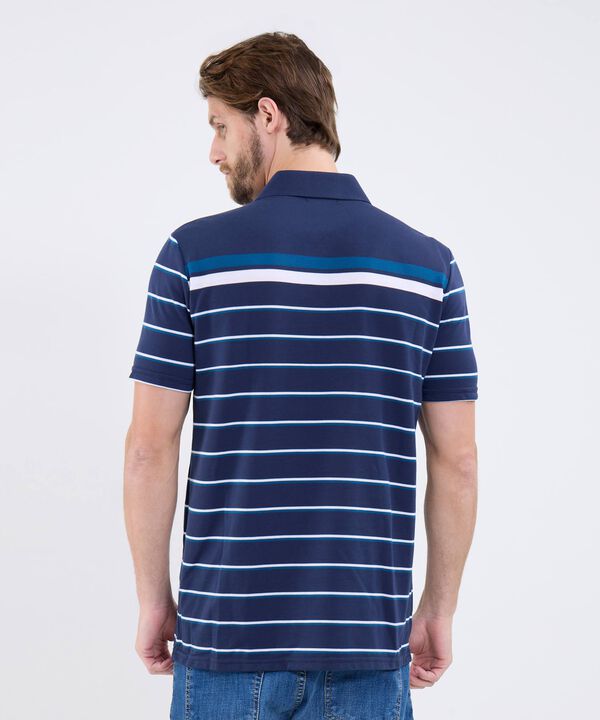 Polo Cuello Duro Rayas