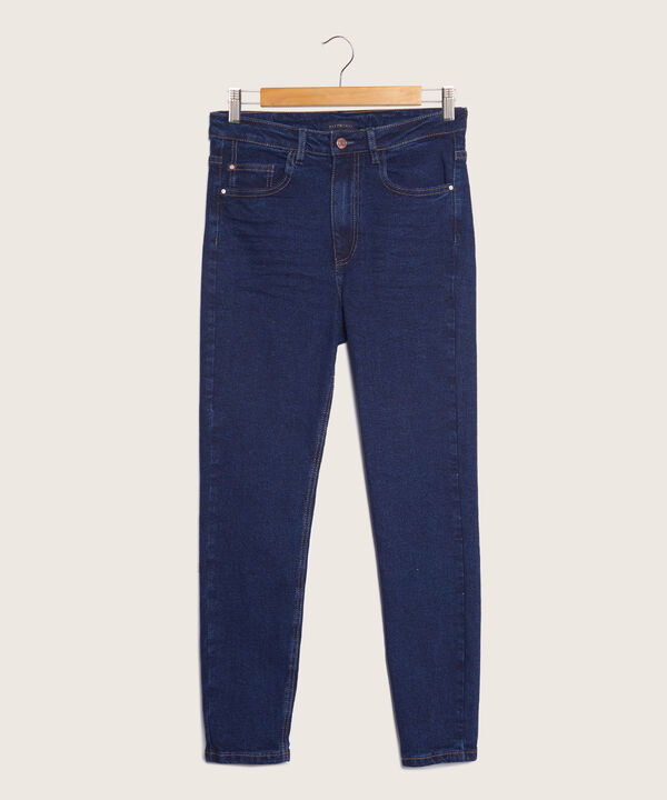 Jean Skinny Tiro Alto