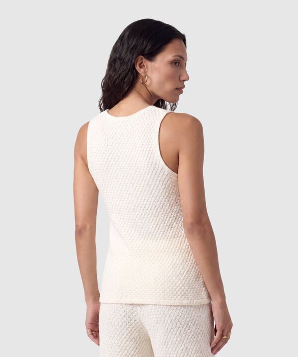 Camiseta Sin Mangas Texturizada Para Mujer