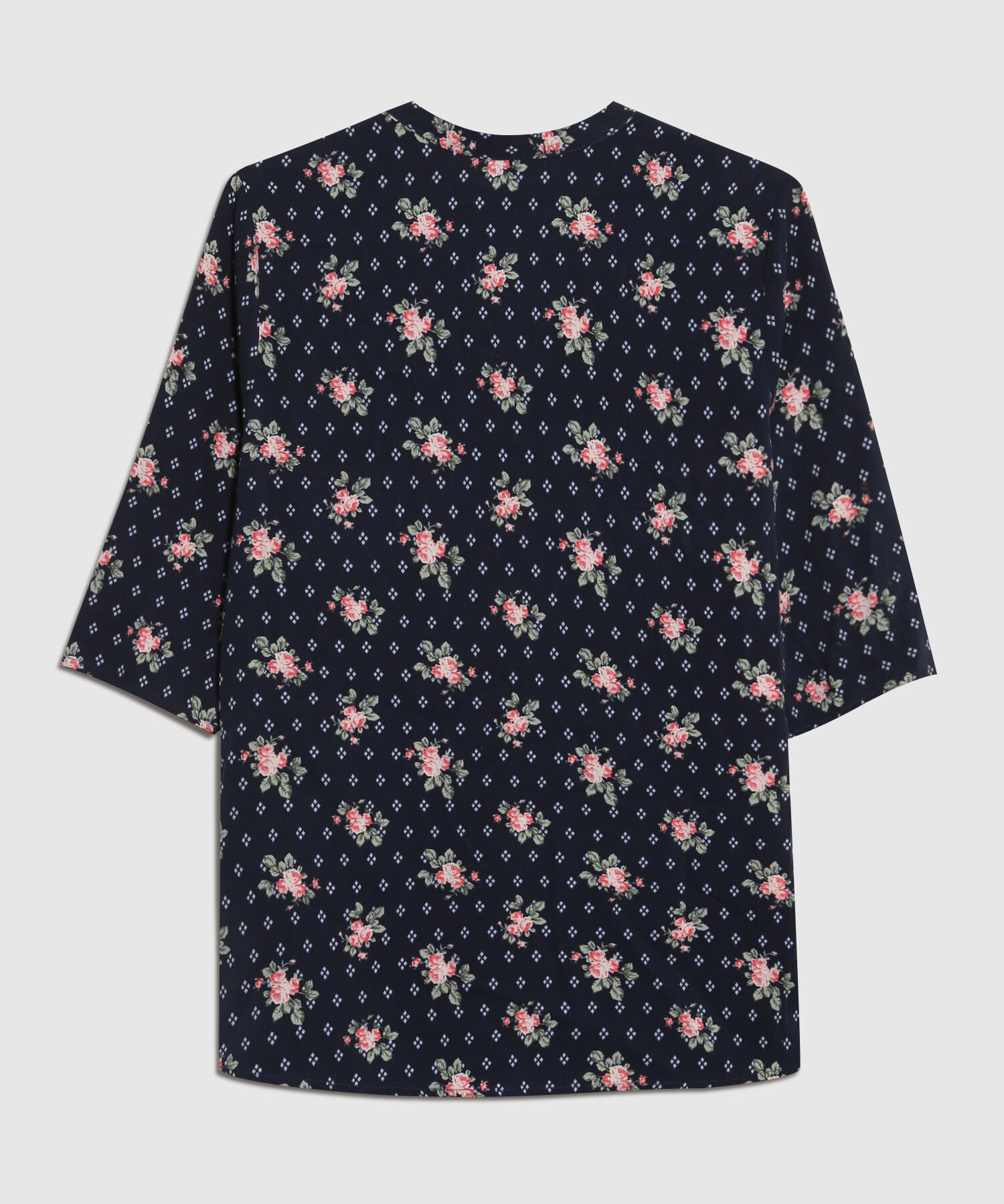 Blusa Cuello Mao Estampada