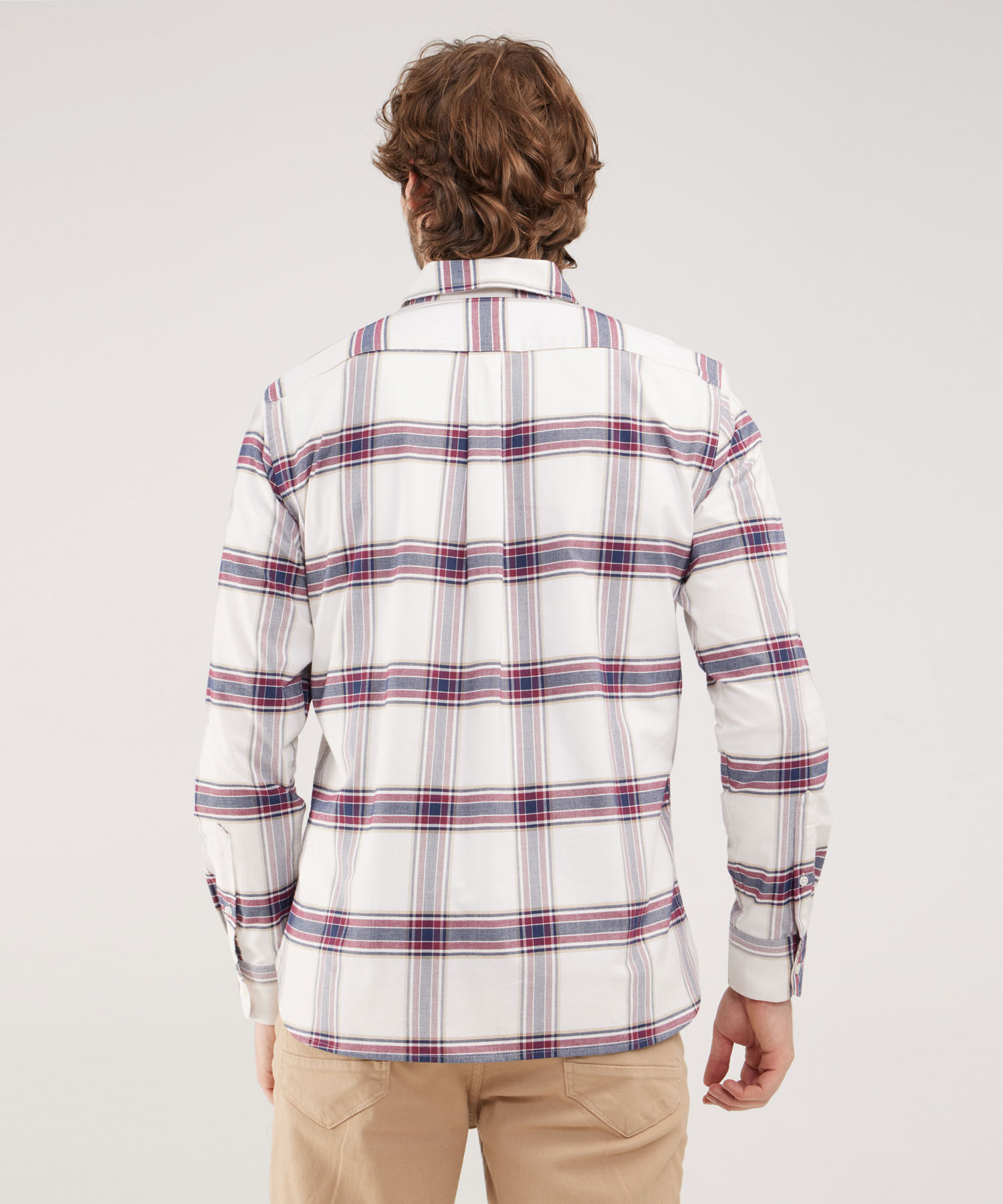 Camisa Manga Larga Button Down Preteñido