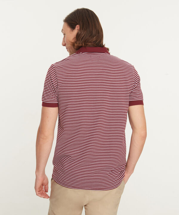 Polo Cuello Tejido Preteñido Bicolor Continuo