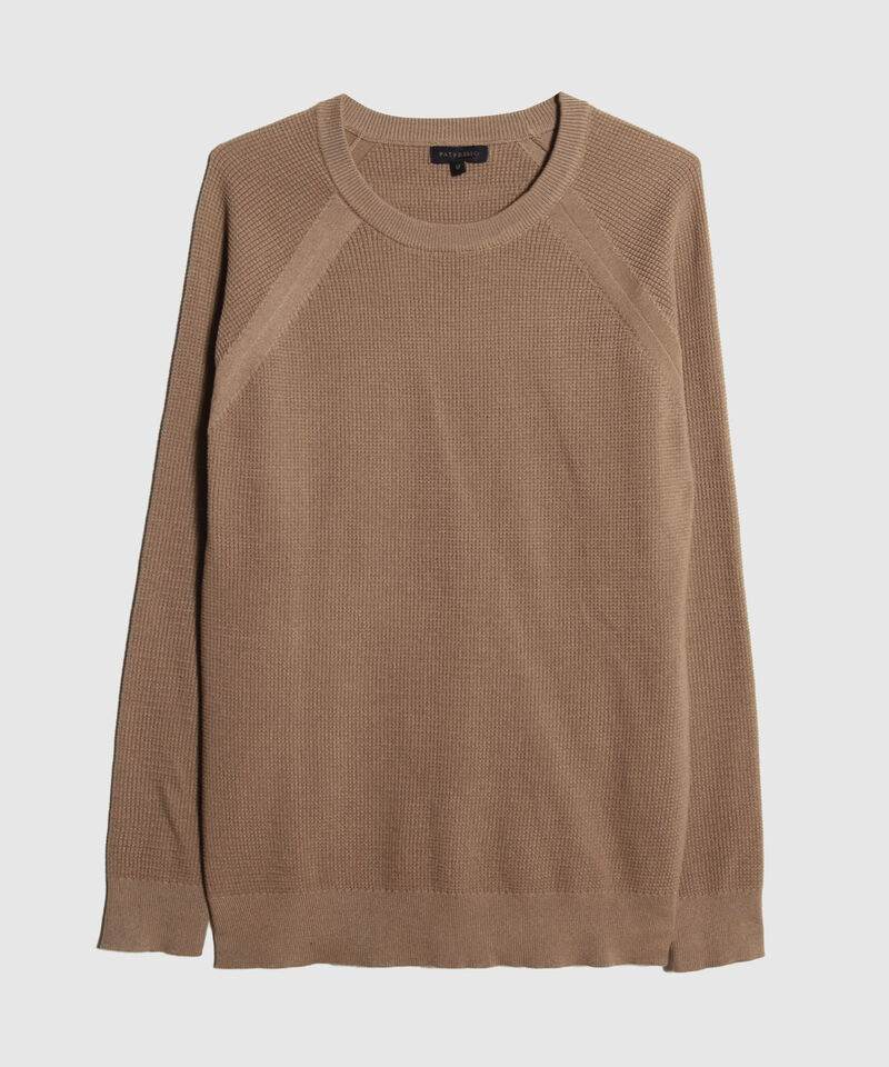 Saco Cuello Redondo Con Texturas